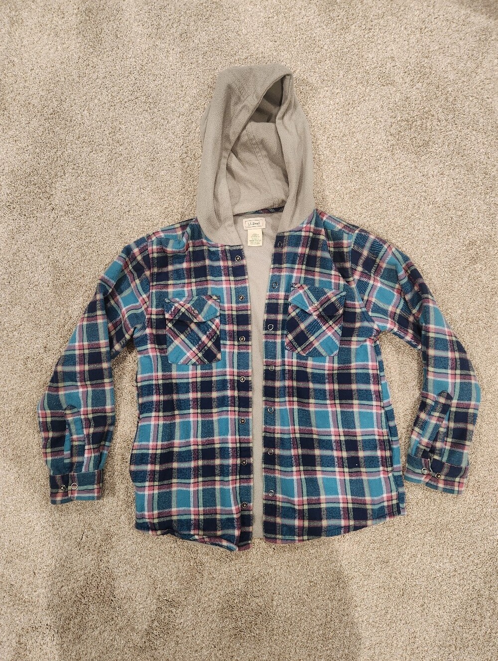 LL Bean Fleece Lined Flannel